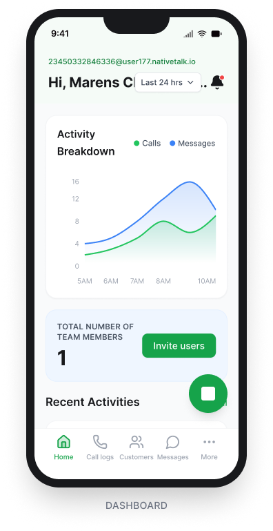 NativeTalk Business App app screenshot 5